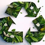 Waste recycle management, eco friendly, energy saving awareness month concept